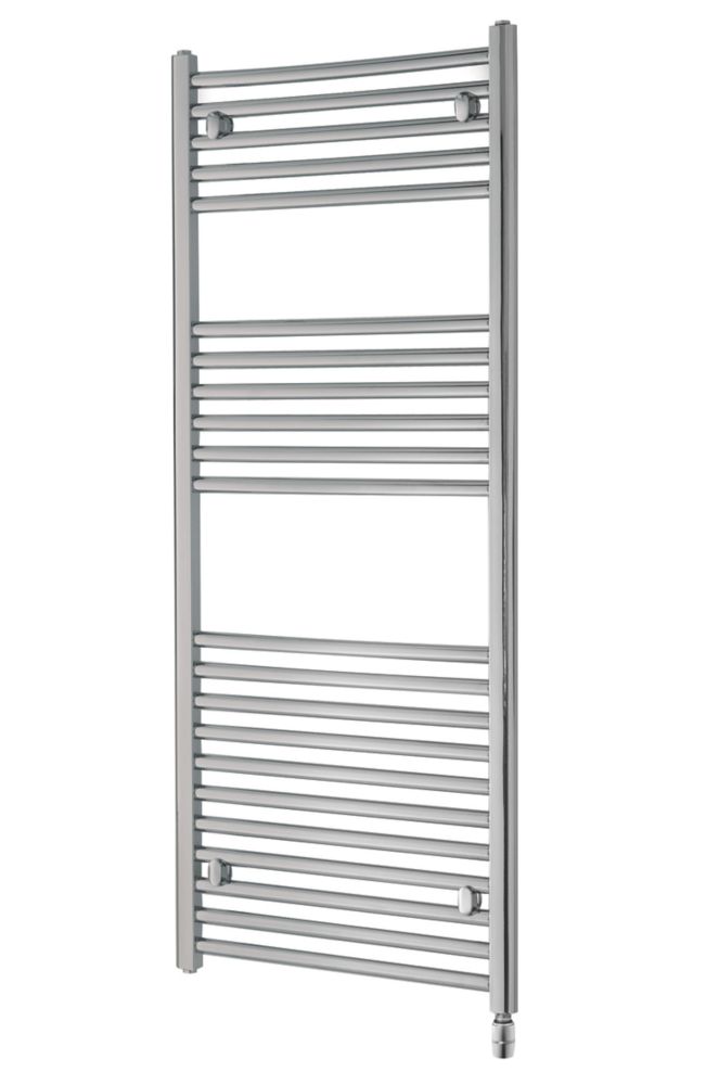 Towelrads Richmond Electric Towel Radiator with Standard Heating Element  1186mm x 450mm Chrome 1365BTU - Screwfix