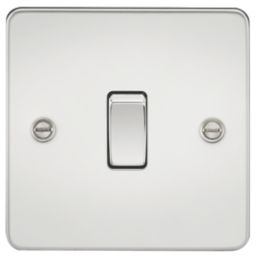 Knightsbridge  10AX 1-Gang 2-Way Light Switch  Polished Chrome