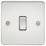 Knightsbridge  10AX 1-Gang 2-Way Light Switch  Polished Chrome