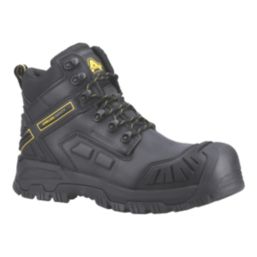 Amblers AS962C Flare Size 6.5 Black Waterproof Safety Boots Screwfix