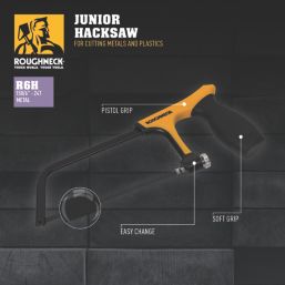 Roughneck R6H 24tpi Multi-Material Junior Hacksaw 6" (150mm)