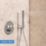 Grohe Precision SmartControl HP Rear-Fed Concealed Chrome Thermostatic Round Head Shower System 260