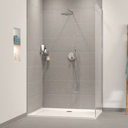 Grohe Precision SmartControl HP Rear-Fed Concealed Chrome Thermostatic Round Head Shower System 260