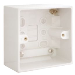 British General 900 Series 1-Gang Surface Pattress  Back Box 42mm