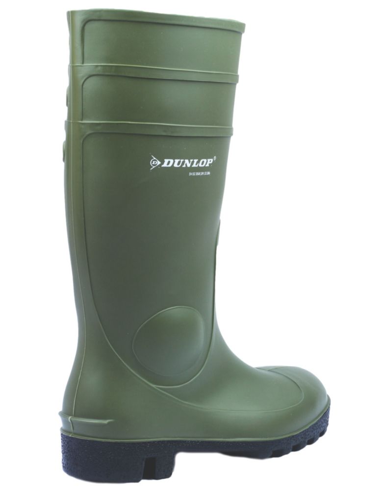 Dunlop green rubber boots sale