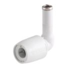 Hep2O  Plastic Push-Fit Equal 90° Stem Elbow 22mm
