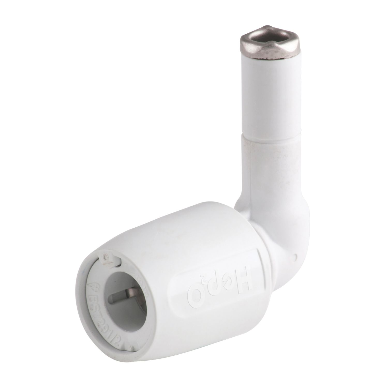 Hep2O Plastic Push-Fit Equal 90° Stem Elbow 22mm (8387F)