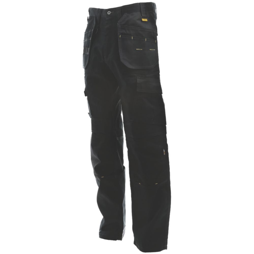 DeWalt Roseville Womens Work Trousers Grey/Black Size 14 29 L - Screwfix