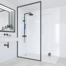 Multipanel Hydrolock Bathroom Waterproof Wall Panel  Gloss Blizzard 2400mm x 1182mm x 11mm