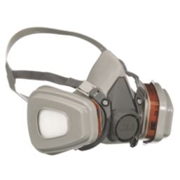 3M 6002KIT-1 One Size Half Face Respirator Kit with Replaceable Filters A1-P2 7 Piece Set