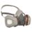 3M 6002KIT-1 One Size Half Face Respirator Kit with Replaceable Filters A1-P2 7 Piece Set