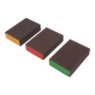 Magnusson  80/120/180 Grit Multi-Material Sanding Sponge 100mm x 68mm 3 Piece Set