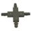 Knightsbridge 1-Circuit X-Connector Satin Nickel