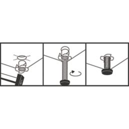 Suki Levelling Foot M8 x 60mm 2 Pack