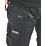 Apache ATS 3D Stretch Work Trousers Black / Grey 32" W 31" L