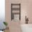 Time 801mm x 500mm 915BTU Anthracite Flat Designer Towel Radiator