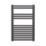 Time 801mm x 500mm 915BTU Anthracite Flat Designer Towel Radiator