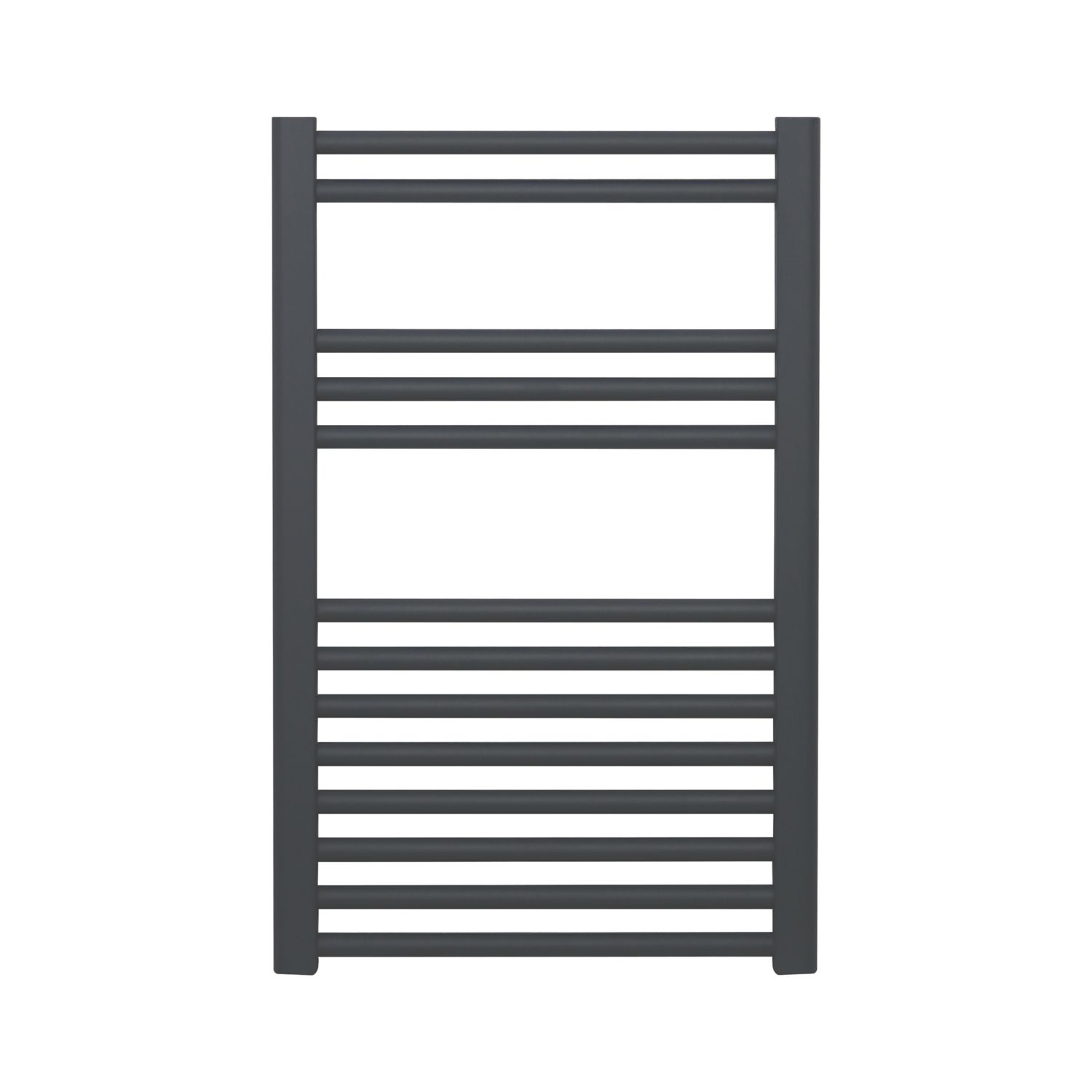 Time 801mm x 500mm 915BTU Anthracite Flat Designer Towel Radiator (838KL)