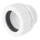 Wavin HepVo BV3S WH Universal Compression PP Running Waste Valve Adaptor White 32mm x 32mm