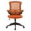 Nautilus Designs Luna Medium Back Task/Operator Chair Orange