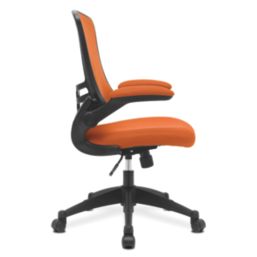 Nautilus Designs Luna Medium Back Task/Operator Chair Orange