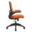 Nautilus Designs Luna Medium Back Task/Operator Chair Orange
