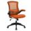Nautilus Designs Luna Medium Back Task/Operator Chair Orange