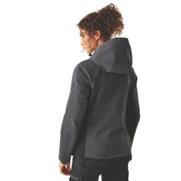 Regatta Ada Womens Stretch Softshell Jacket Seal Grey/Black Size 8