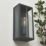 Zink Minerva Outdoor Wall Box Lantern Anthracite