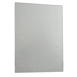 Saxby Toba  Battery-Powered Rectangular Mirror With 20lm LED Light 450mm x 600mm