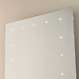 Saxby Toba  Battery-Powered Rectangular Mirror With 20lm LED Light 450mm x 600mm