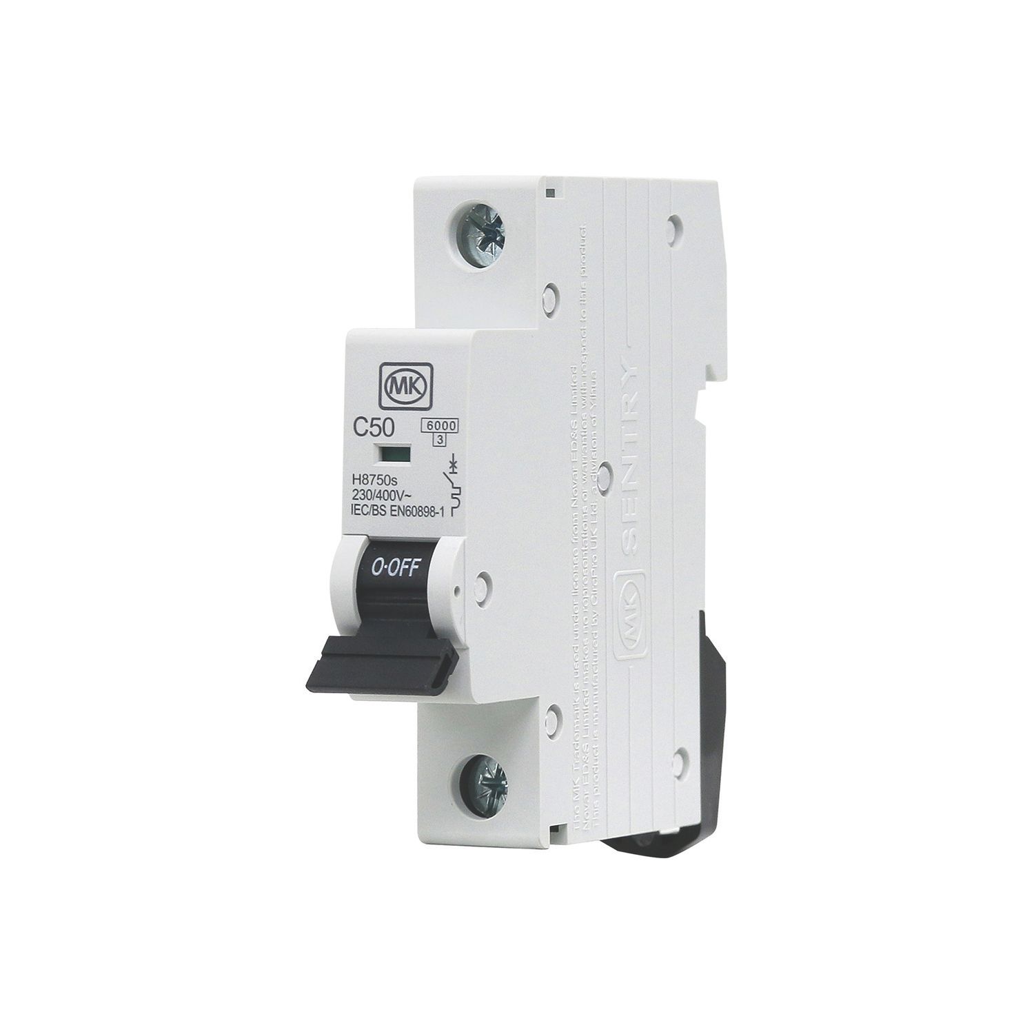 MK Sentry 50A SP C Curve MCB (838YW)