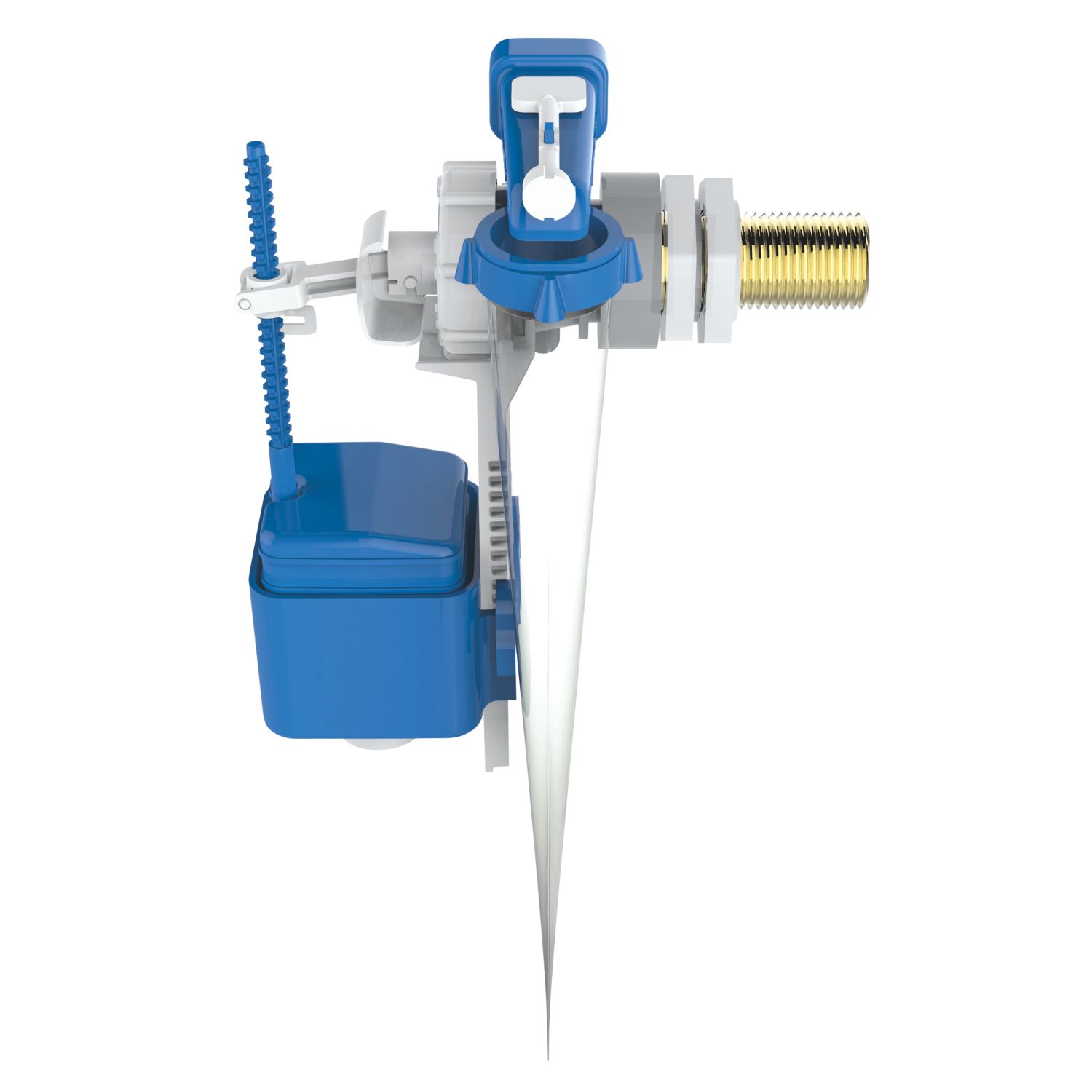 Thomas Dudley Ltd Side-Entry Delay Fill Brass Tail Professional Inlet Valve 1/2" (8395R)