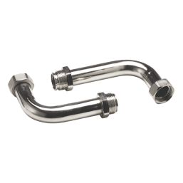 JG Speedfit Manifold Connectors Chrome 2 Pack