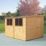 Shire Norfolk 10' x 10' (Nominal) Pent Tongue & Groove Timber Workshop