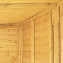 Shire Norfolk 10' x 10' (Nominal) Pent Tongue & Groove Timber Workshop