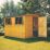 Shire Norfolk 10' x 10' (Nominal) Pent Tongue & Groove Timber Workshop