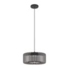 Eglo Ginestrone-Z LED Pendant Light Black 22W 2450lm