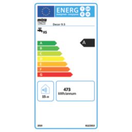 Mira Decor Warm Silver 9.5kW  Manual Electric Shower