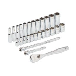 Milwaukee  1/4" Drive Ratchet & Socket Set 28 Pieces