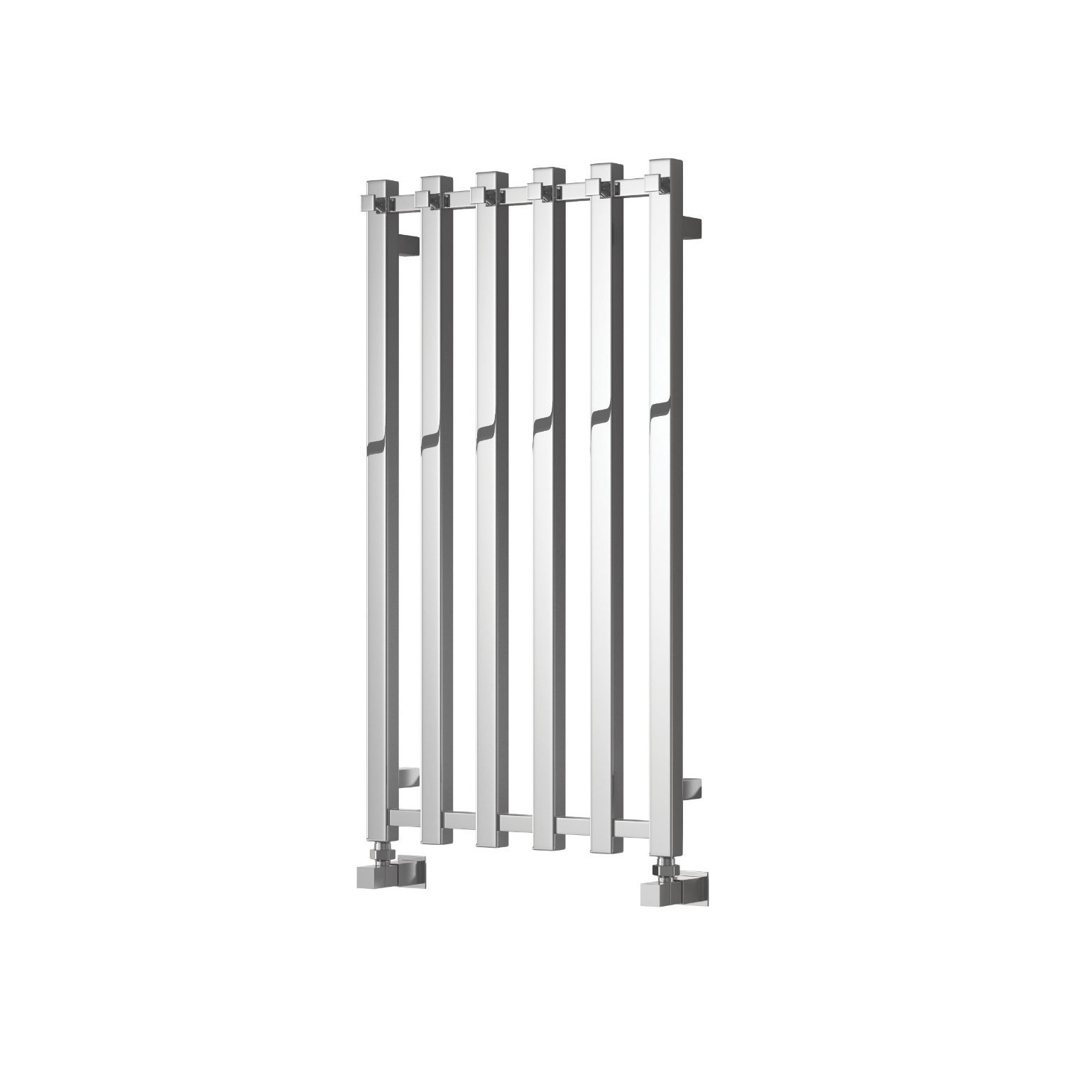 Reina 800mm x 415mm 859BTU Chrome Flat Designer Towel Radiator (839LH)