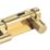 Smith & Locke Necked Door Bolt Brass-Effect 63mm