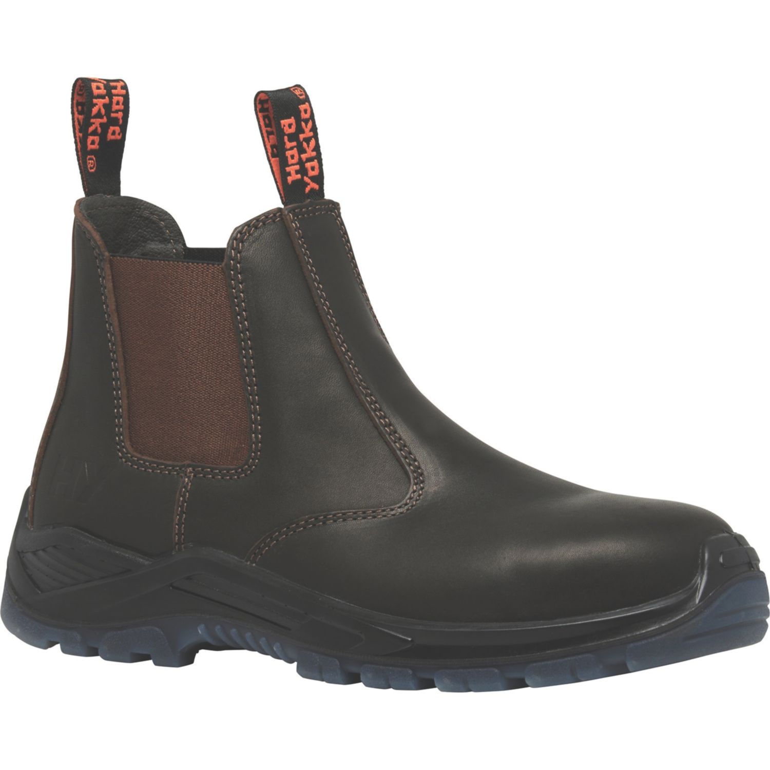 Hard Yakka Banjo Size 10 Brown Water-Resistant Steel Toe Cap Safety Dealer Boots (839RX)
