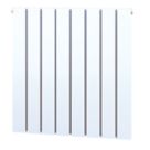 Towelrads Hanworth Plus 700mm x 400mm 2279BTU White Vertical Designer Radiator