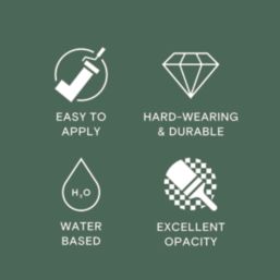 LickPro Max+ 1Ltr Green BS 14 C 39 Matt Emulsion  Paint