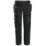 Snickers 6275 Shell Stretch Trousers Black 39" W 30" L