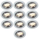 Electralite Yate Adjustable  Fire Rated Downlights Chrome 10 Pack
