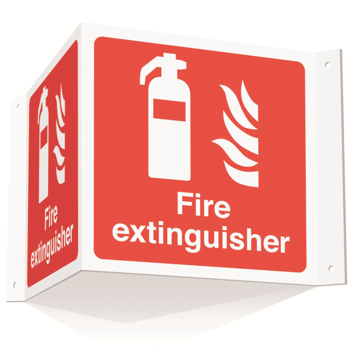 Essentials Fire Extinguisher Projecting Sign (3D) 200mm x 400mm (839YU)
