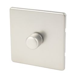 Varilight V-Dim 1-Gang 2-Way  Dimmer Switch  Satin Chrome