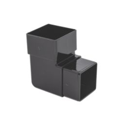 FloPlast  92.5° Square Offset Bend Black 65mm